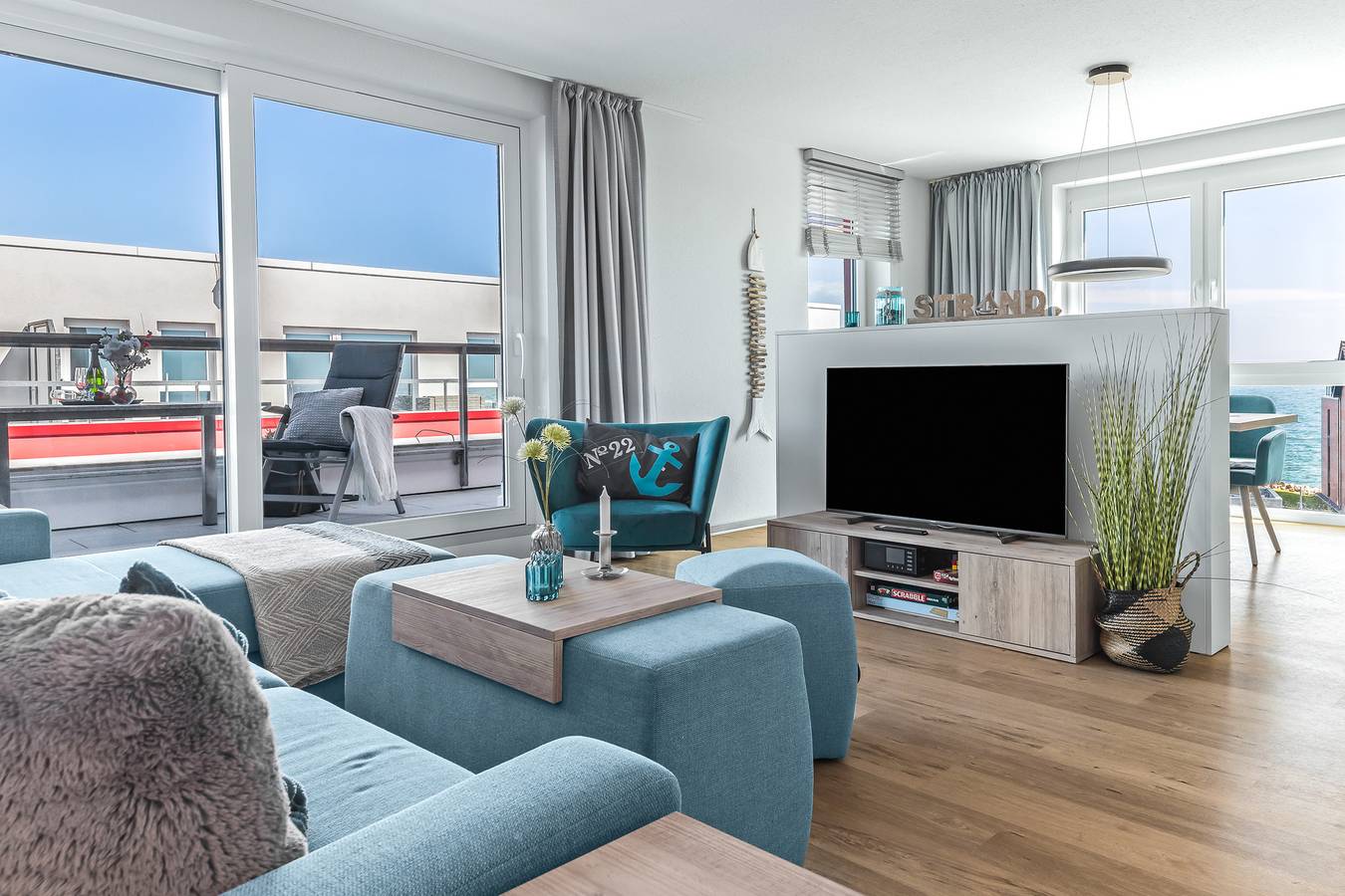 Ganze Ferienwohnung, Nordmole 22 Penthouse in Olpenitz, Kappeln