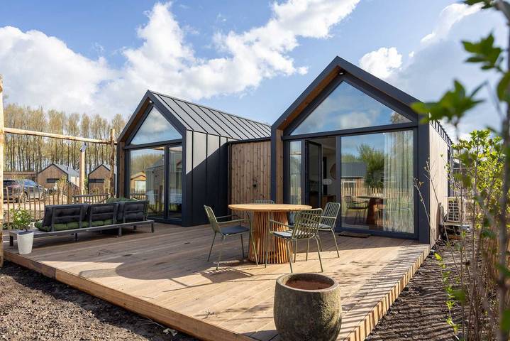 Blockhütte für 4 Personen, mit Garten, mit Haustier - 1