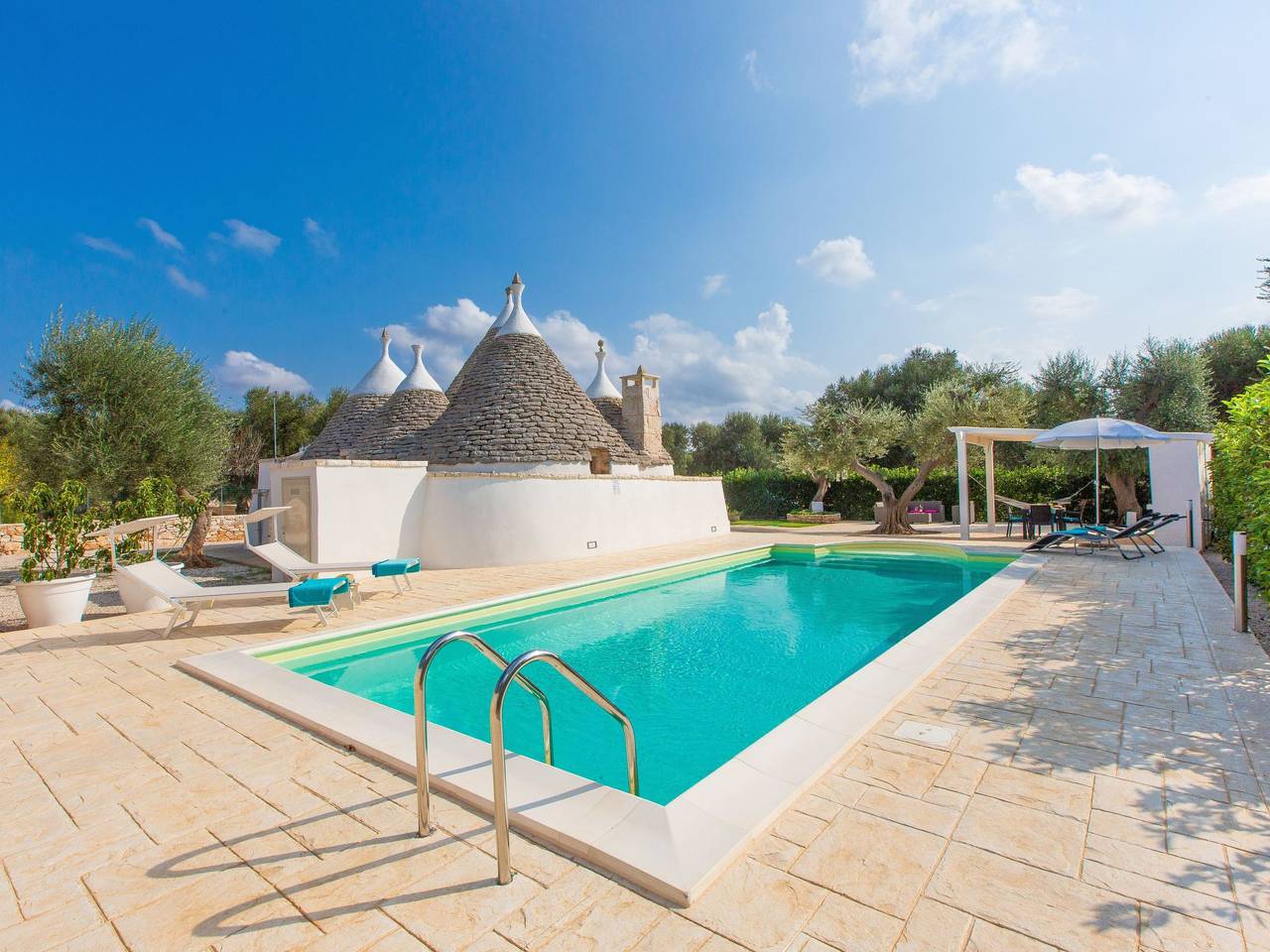 Trullo  mit pool Ostuni: Kostenlos: Bettwäsche und Handtücher, 2 Fahrräder, 1 H in San Michele Salentino, Salento