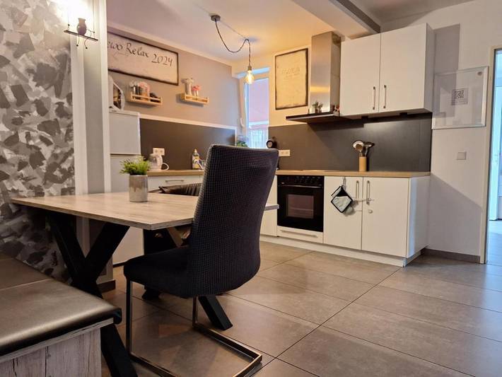 Ferienwohnung für 4 Personen, mit Terrasse und Garten sowie Ausblick