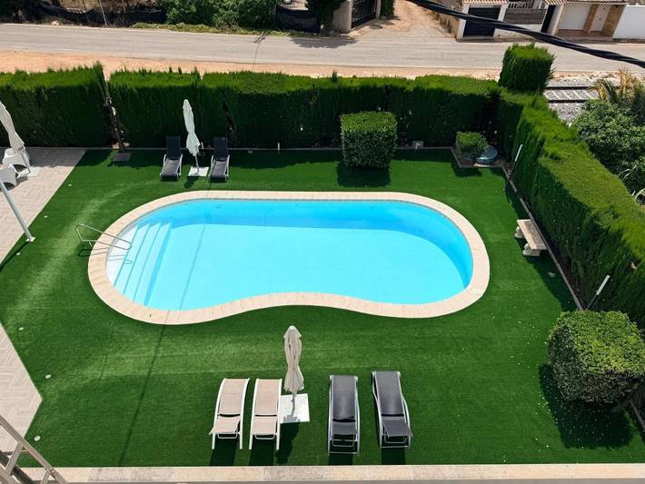 Hôtel pour 5 personnes, avec piscine et jardin à Chiva - 4