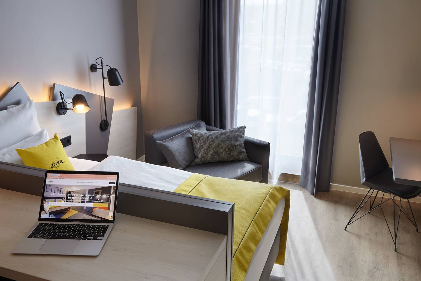 Appartamento intero, Schönes Serviced Apartment zentral in Düsseldorf bis 2 Personen in Düsseldorf, Dusseldorf e dintorni