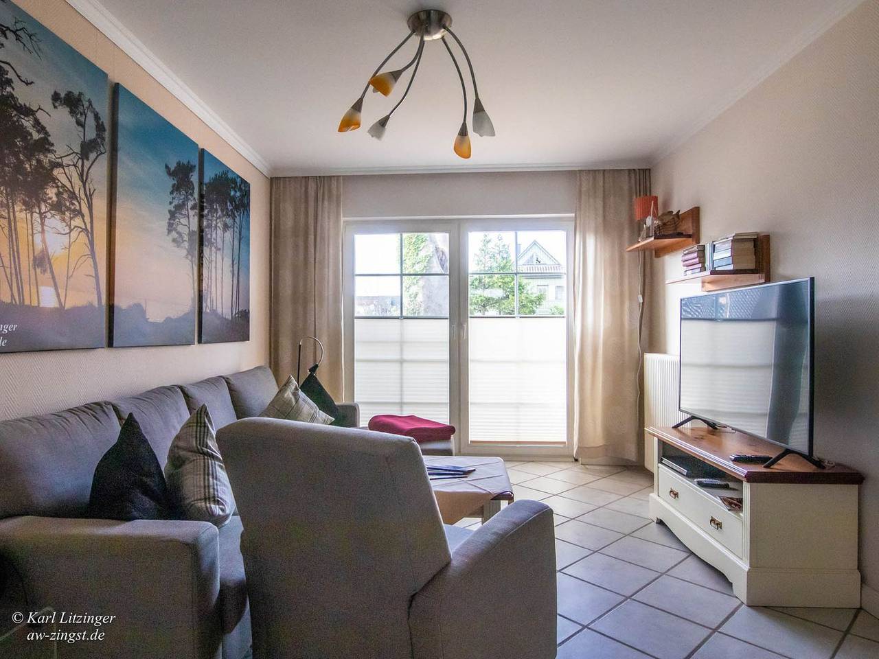 Geräumiges Reihenhaus mit Terrasse bis 3 Personen in ruhiger Lage. in Zingst, Fischland - Darß - Zingst