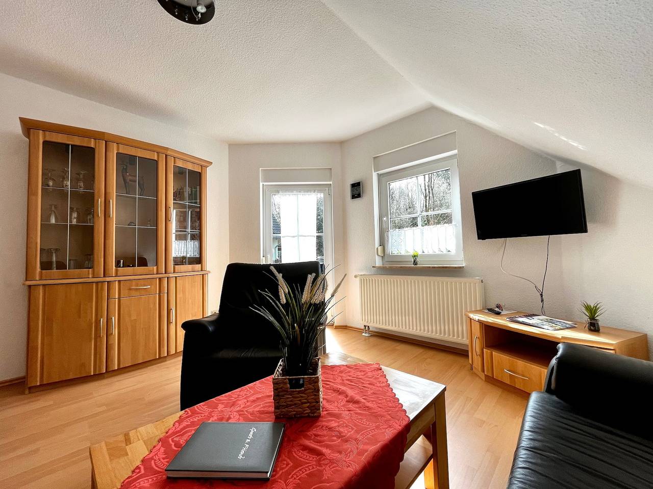 Ferienhaus 'Ferienwohnung Hirschwechsel' mit Balkon und Wlan in Wernigerode, Harzvorland