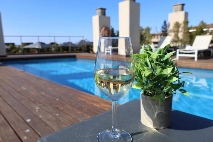 Hôtel pour 2 personnes, avec terrasse et piscine