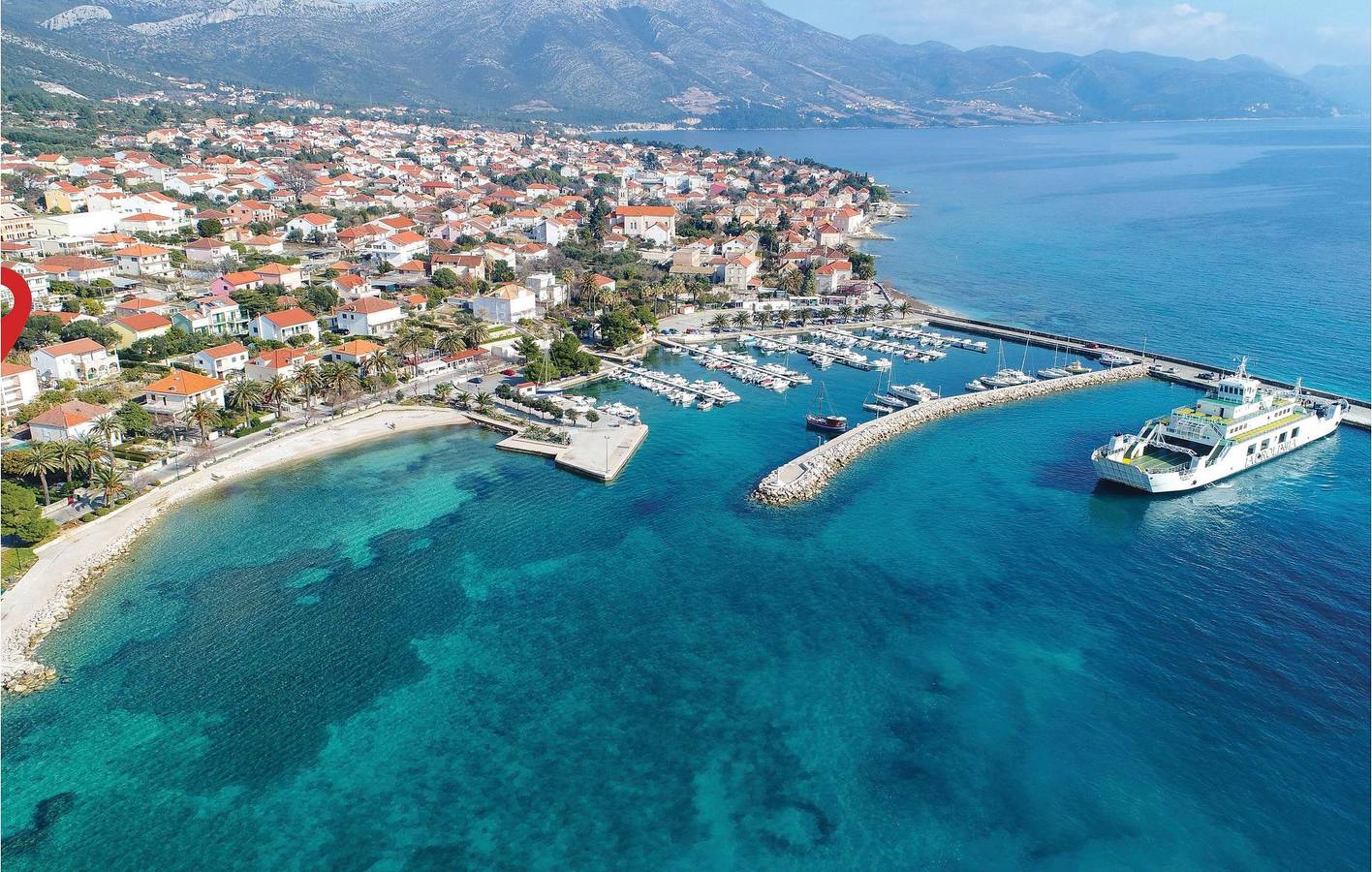 Ganze Ferienwohnung, Ferienwohnung für 4 Personen mit Terrasse in Orebic, Peljesac