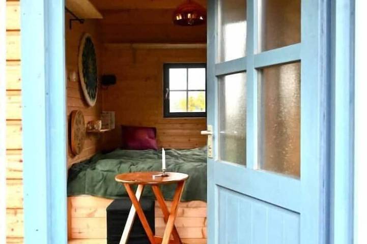 Blockhütte für 2 Personen, mit Terrasse und Garten sowie Sauna in Mecklenburgische Seenplatte - 3