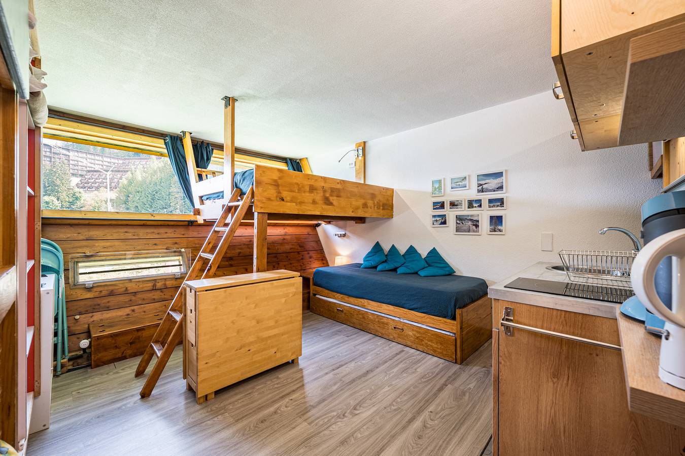 Appartement entier, Appartement 'Arc 1600 - Studio' avec vue sur la montagne et Wi-Fi in Arc 1600, Bourg-Saint-Maurice