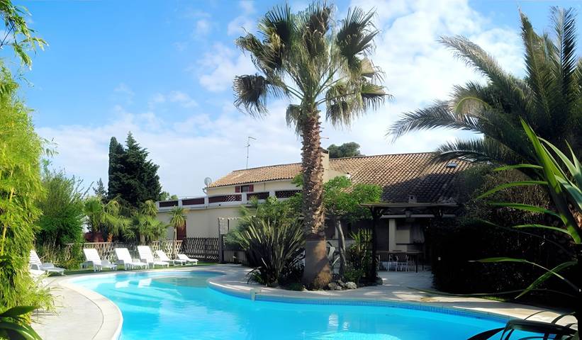 Casa vacacional l'Oasis con piscina para 16 personas in Argeliers, Costa mediterránea (Francia)