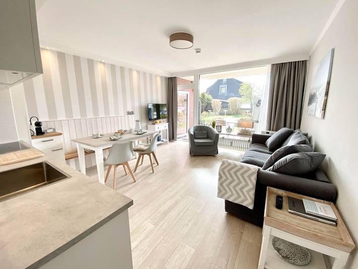 Ferienwohnung für 2 Personen, mit Terrasse in Wenningstedt