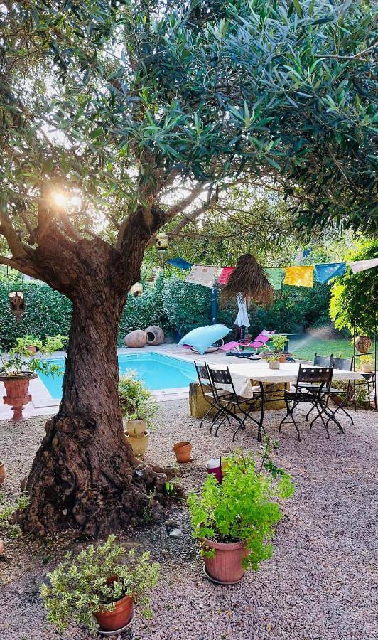 Chambre d’hôte pour 2 personnes, avec Terrasse ainsi que Jardin et Piscine