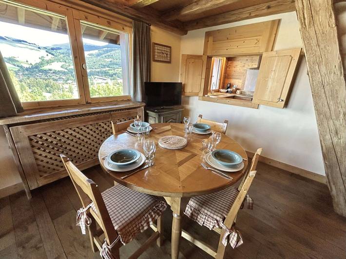 Gîte pour 6 personnes, avec terrasse à Megève - 4