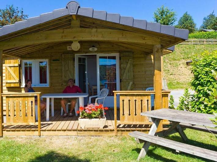 Les Rives du Lac du Laouzas - Chalet 4 personnes - Chalet Traditionnel (2eme Balcon) 4 pers. Vue Lac in Lac du Laouzas, Nages