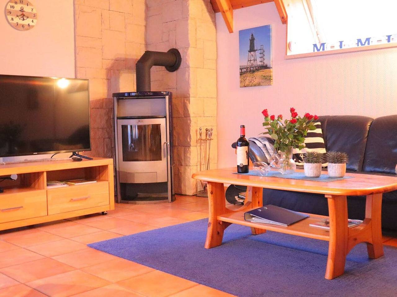 Ferienhaus "Moinmoin" – Nordseeurlaub mit Kamin, Terrasse & Strandkorb in Dorum-Neufeld, Dorum