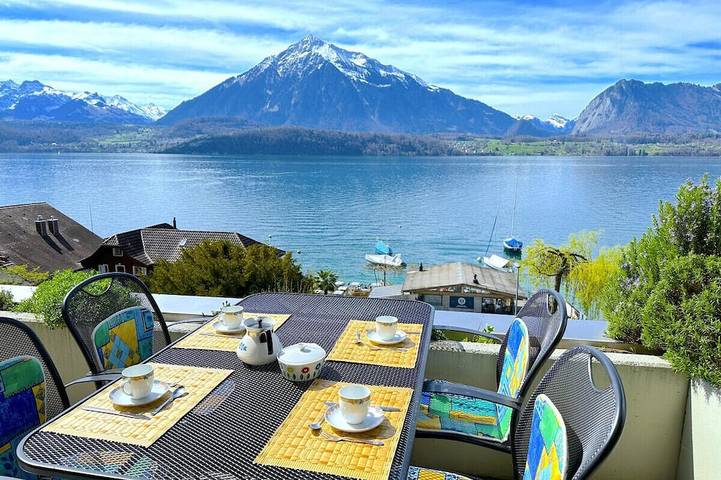 Ferienwohnung für 4 Personen, mit Garten und Balkon in Sigriswil