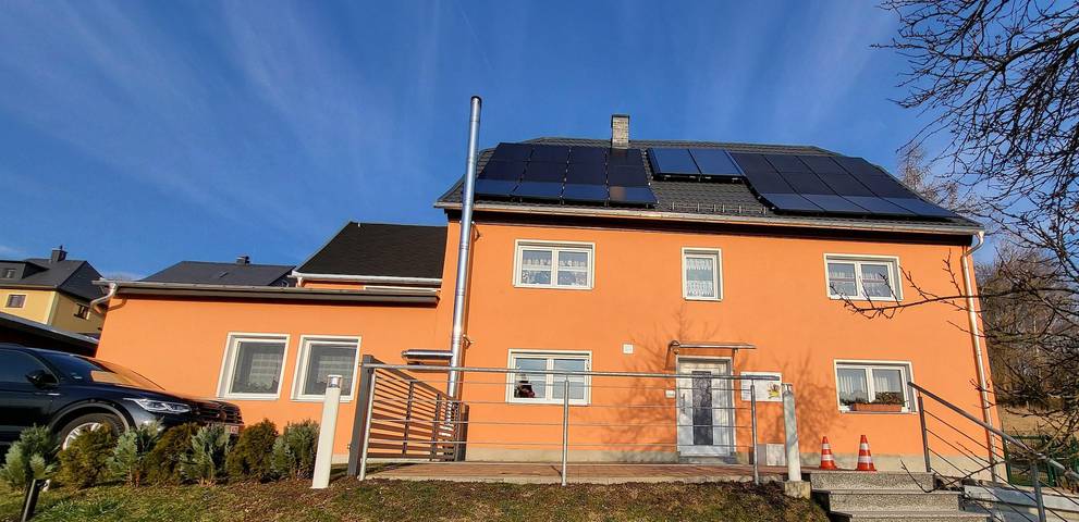 Hütte für 2 Personen, mit Terrasse im Erzgebirge