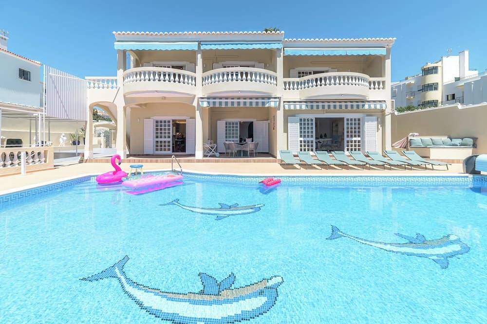 Luxus Villa mit bester Meeraussicht in Lagos, Meia Praia, 6 Zimmer, 12 Personen. in São Sebastião, Lagos