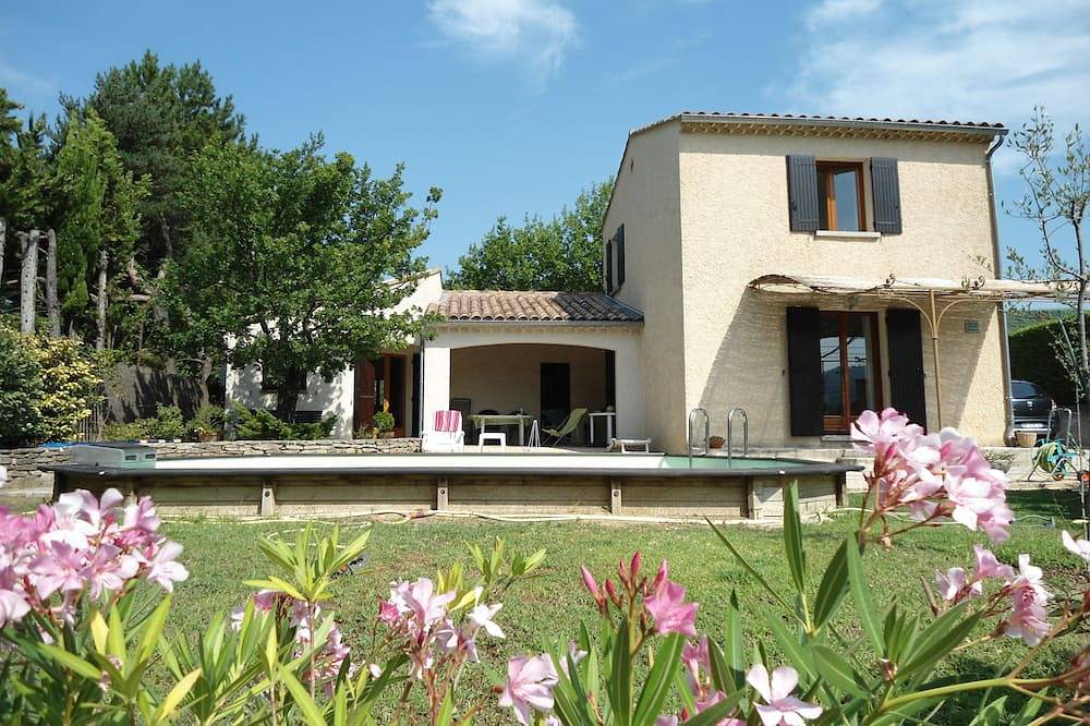 Bonita casa unifamiliar, vista Ventoux, piscina privada, garaje. in Vaison-la-Romaine, Parque natural regional del Mont Ventoux