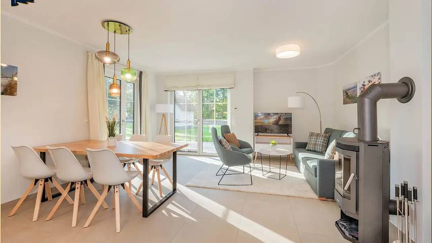 Ferienhaus mit Meerblick für 5 Personen, mit Garten und Terrasse sowie Sauna, mit Haustier im Stettiner Haff - 2