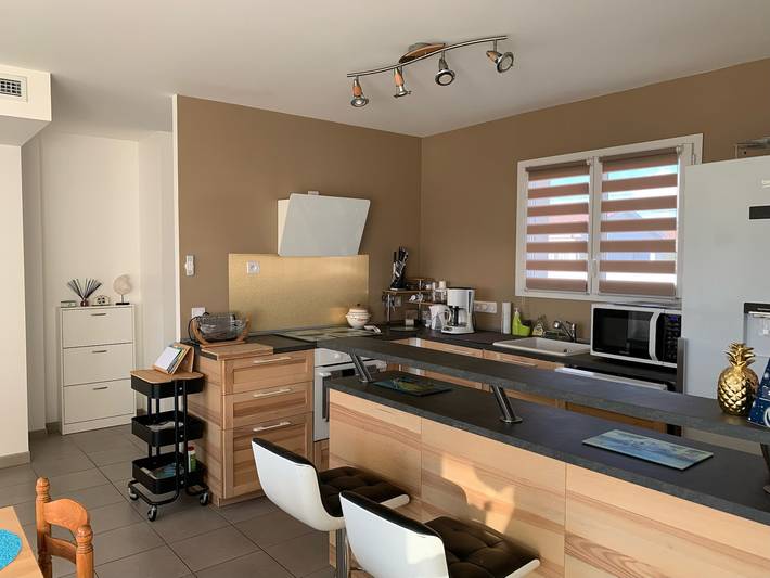 Maison 6 pers, climatisée, quartier calme, proche Dune du Pyla et pistes cyclables, ménage inclus in Parentis-en-Born, Côte d’Argent