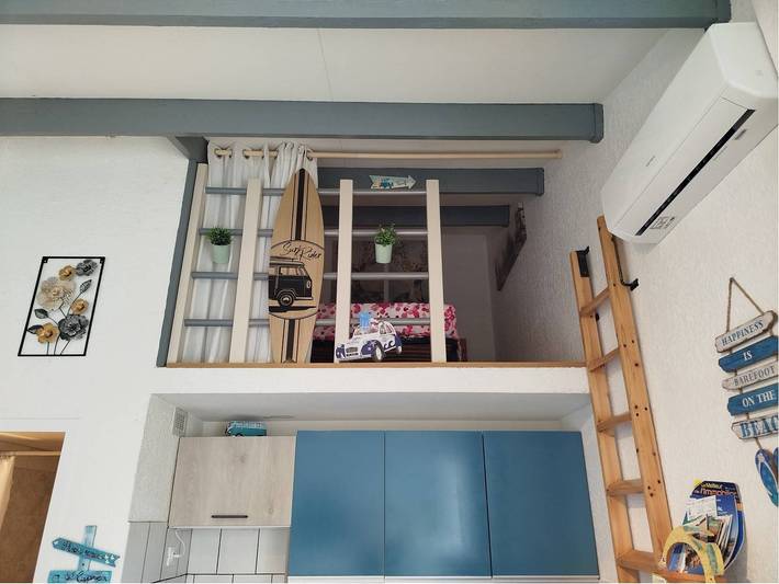 Ganze Ferienwohnung, Ferienwohnung für 4 Personen mit Terrasse in Saint-Cyprien-Plage, Saint-Cyprien