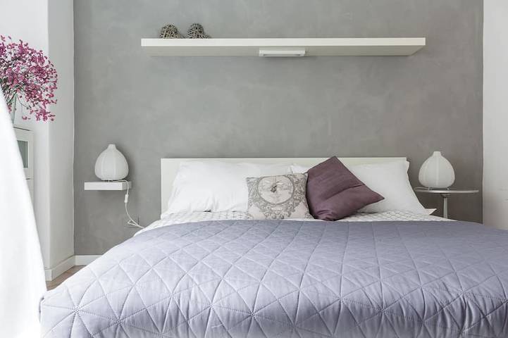 Ganze Wohnung, Santonofrio White - Ein Schlafzimmer Wohnung, Schläft 4 in Trastevere, Vatikan