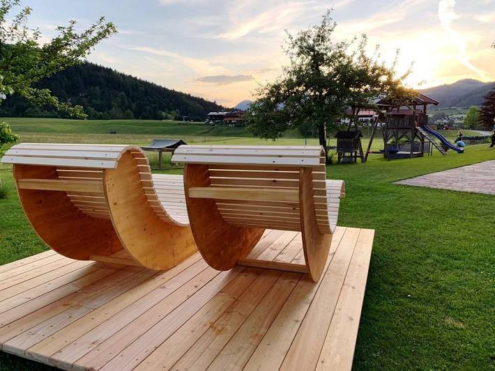 Pension, mit Balkon und Terrasse sowie Garten in Kössen