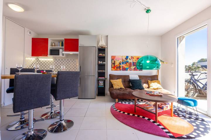 Appartement de vacances pour 4 personnes, avec Jardin
