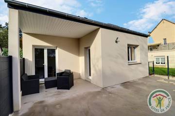 Gîte pour 4 personnes, avec terrasse, animaux acceptés dans Maen-Roch
