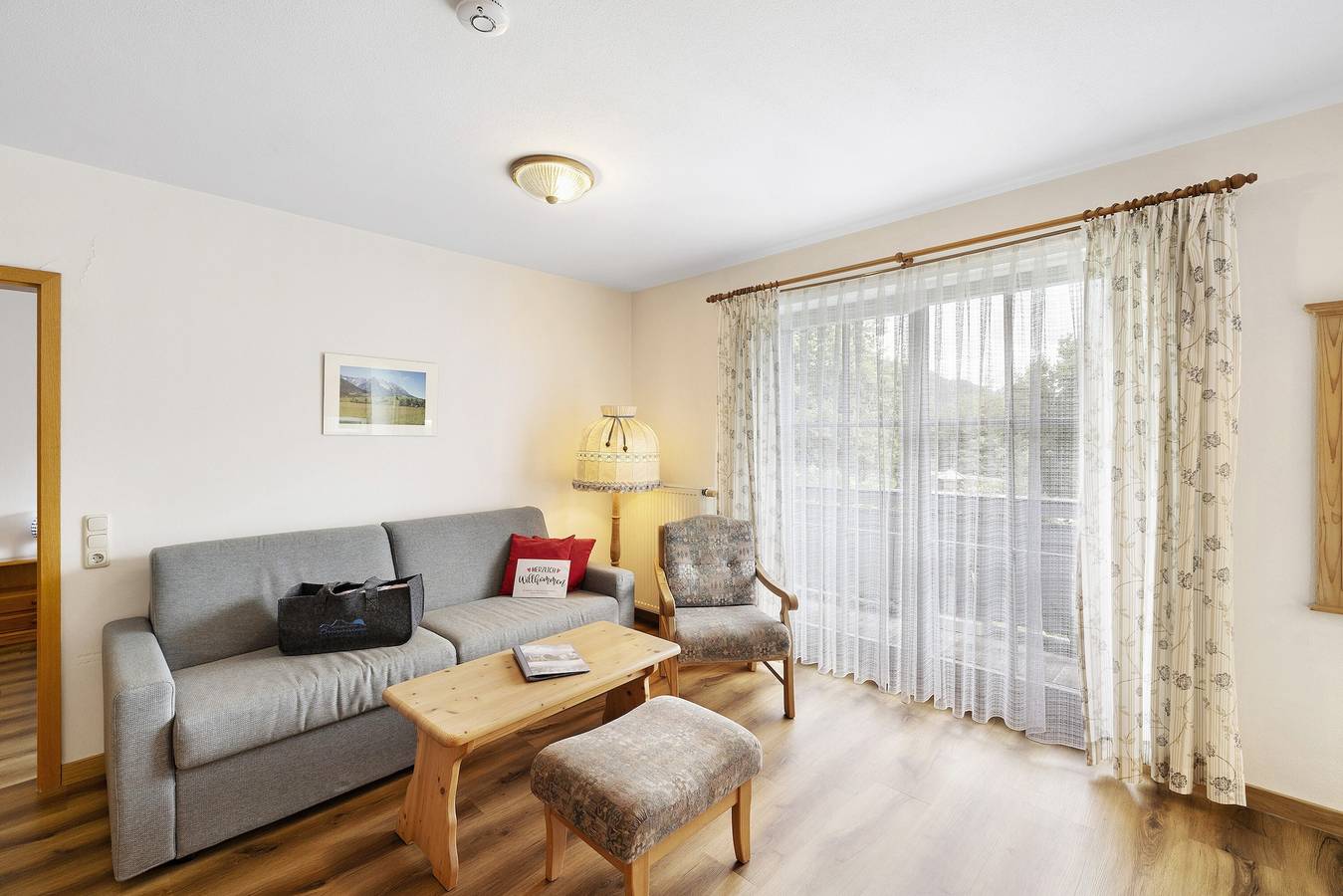 Ganze Wohnung, Apartment 'Fewo Brünnstein - Nr 44 Pool, Sauna' mit Bergblick, Gemeinschaftsgarten und Wlan in Oberaudorf, Bayerische Alpen