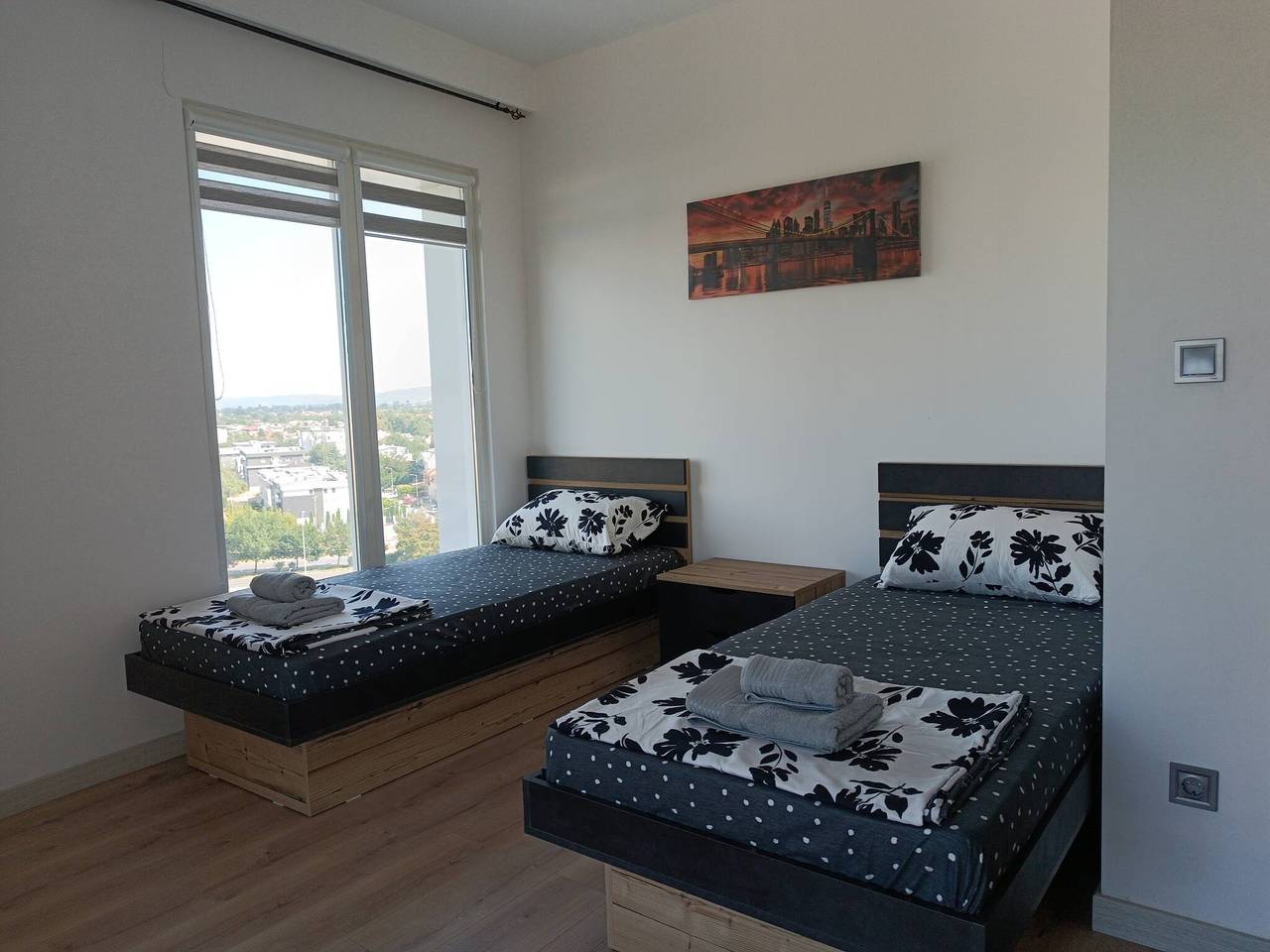 Ganze Wohnung, Gemütliche Wohnung im 7. Stock mit Parkplatz, Pool, Fitness! in Skopje, Nordmazedonien