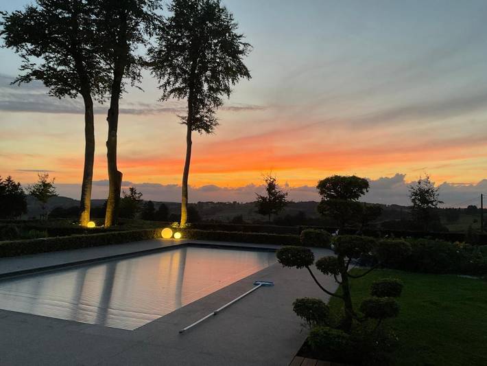 Gîte pour 2 personnes, avec piscine ainsi que jardin et vue à Amblève - 3