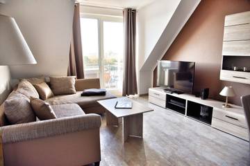 Ferienwohnung für 6 Personen, mit Balkon und Garten in Ueckermünde