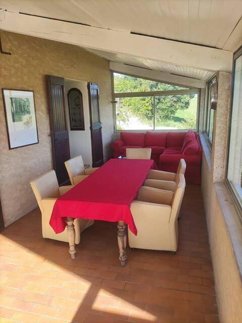 Gîte pour 4 personnes, avec jardin ainsi que piscine et vue à Lurs - 4