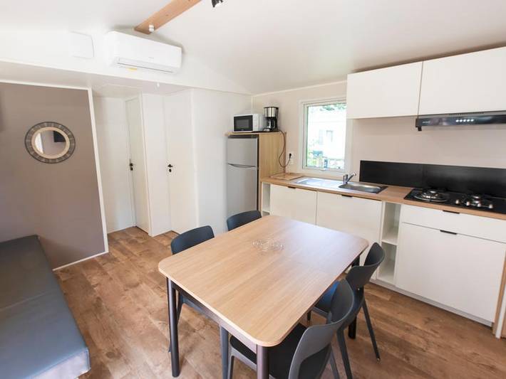 Camping Du Pre Des Moines - Mobilheim 2 personen - Mobilheim Lotus +++ 3 Zimmer in Gouvieux, Oise