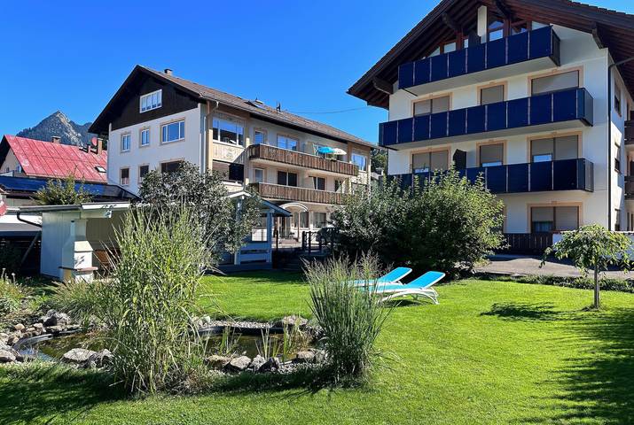 B&B für 3 Personen, mit Balkon und Terrasse sowie Garten und Sauna in Sonthofen