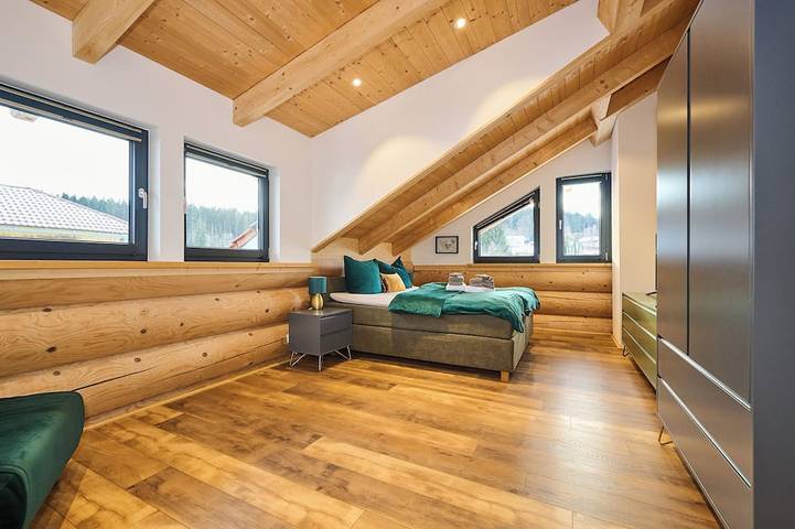 Chalet für 6 Personen, mit Sauna und Whirlpool sowie Garten in Spiegelau - 3