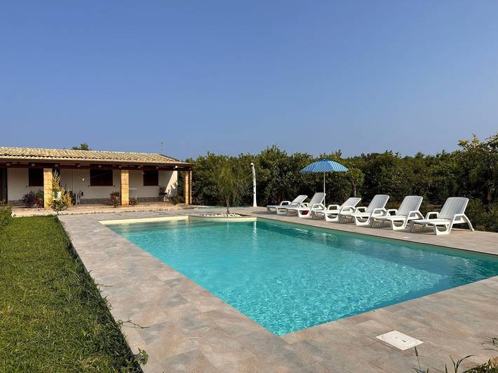Villa mit pool für 8 Personen, mit Whirlpool und Garten auf Sizilien - 3