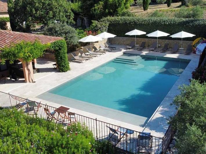 Chambre d’hôte pour 2 personnes, avec vue ainsi que jardin et piscine, animaux acceptés à Bédoin - 2