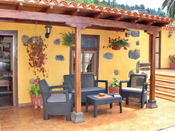 Ferienhaus für 4 Personen, mit Terrasse und Garten sowie Ausblick auf La Palma - 2