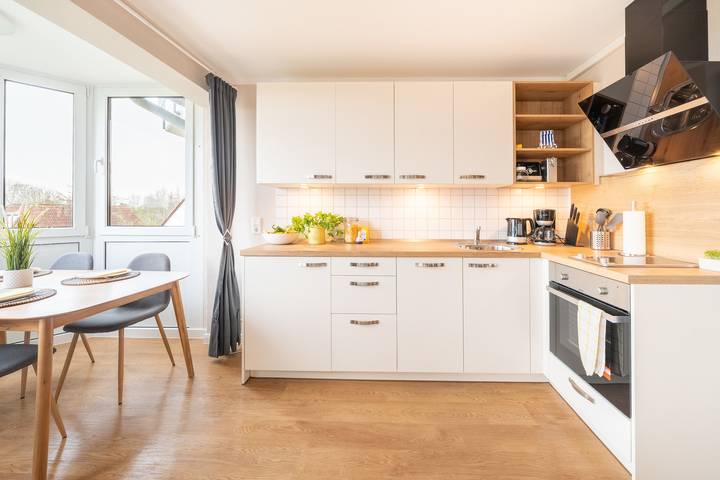 Ferienwohnung für 3 Personen, mit Balkon und Sauna in Nordholz - 2