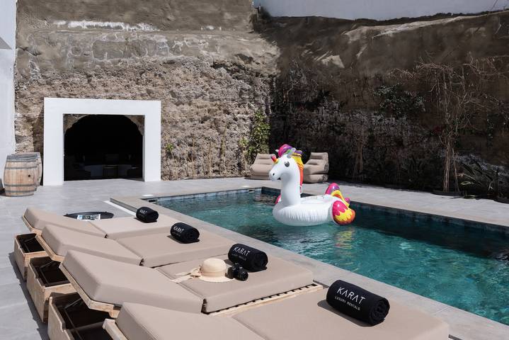 Ferienvilla 'Karat Stone' mit Meerblick, WLAN und Klimaanlage in San Eugenio Alto, Adeje
