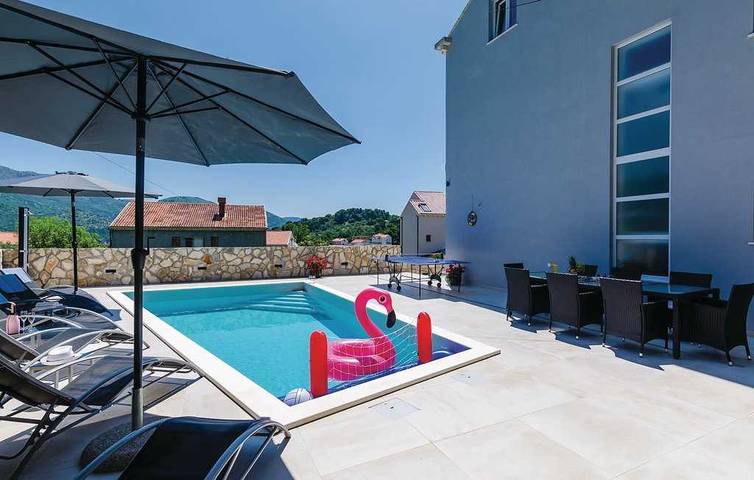 Villa pour 8 personnes, avec vue et jardin ainsi que sauna et piscine, adapté aux familles à Zaton - 2