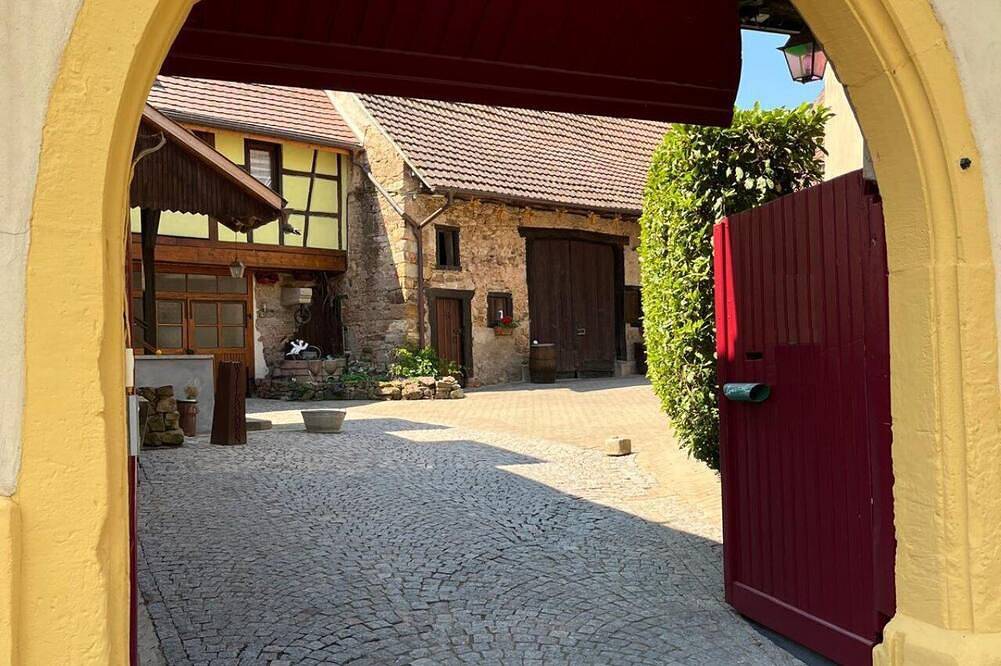 Charming gîte, former wine estate, sleeps 13 in Orschwihr, Parc naturel régional des Ballons des Vosges