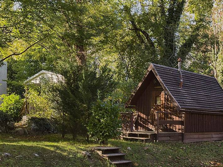 Camping Des Gaves - House 2 persons - Shepherd's hut in Laruns, Béarn