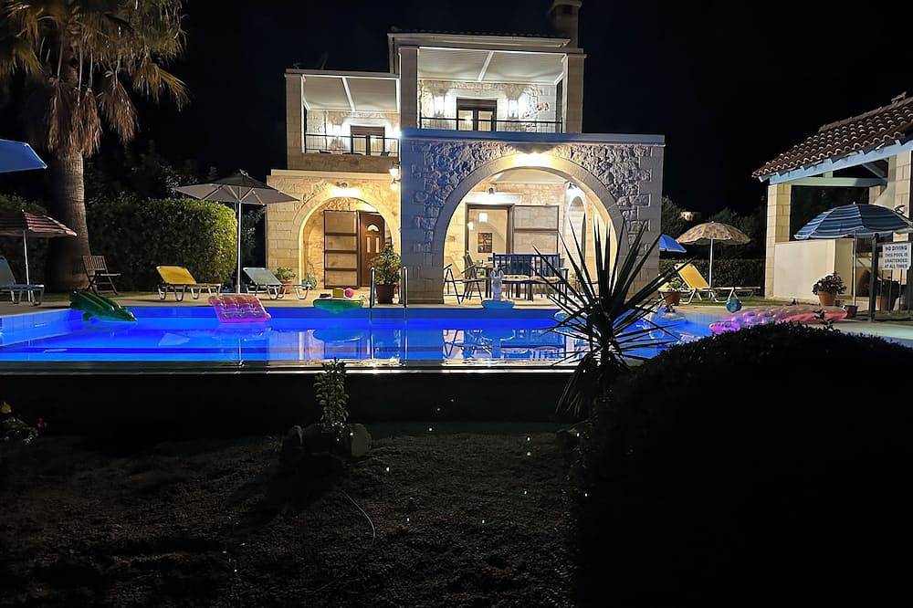 Exklusive Villa mit herrlichem Blick auf das Meer und die weißen Berge und Internetzugang in Vamos, Chania und Umgebung