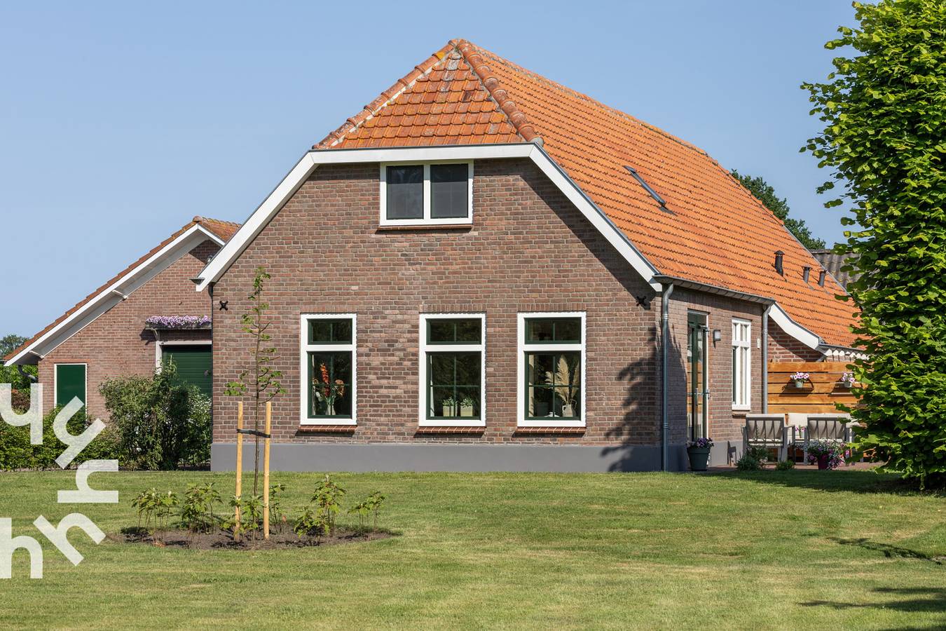 Vorderhaus in ländlicher Lage mit separatem Eingang und Garten in der Nähe von Lemelerberg in Regio Zwolle