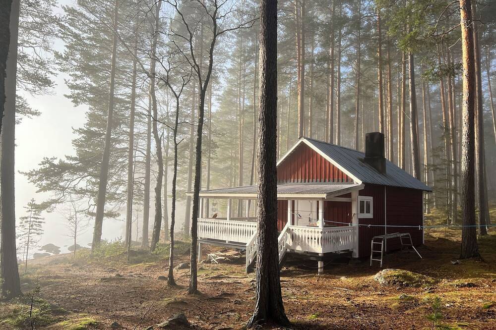 Korsnäsholmen Island Eco Lodge in Haverö, Västernorrland