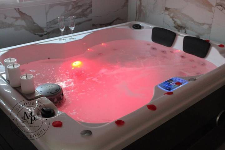 Gîte pour 2 personnes, avec Jacuzzi et Terrasse ainsi que Jardin et Vue à Pruniers-en-Sologne