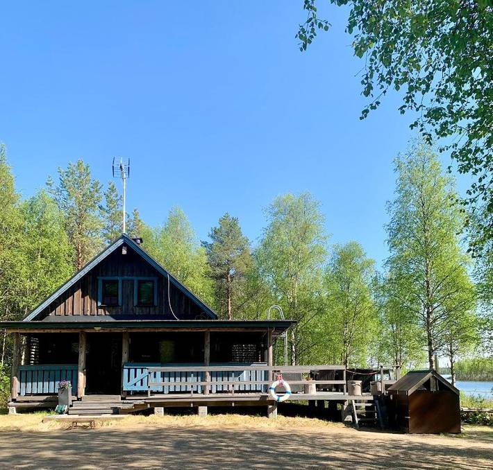 Ferienhaus für 6 Personen, mit Balkon und Terrasse sowie Garten und Sauna